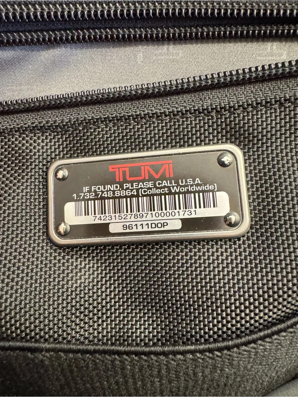 Tumi Leather Organizer Computer Brief Case 12